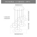 DecorBites™ Frosted Glass Ball Pendant Light for Dining Room and Kitchen Decor