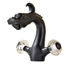 DecorBites™ Dragon Handle Basin Faucet - Antique Bronze Vessel Sink Mixer Tap
