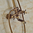 DecorBites™ Dual Handle Shower Faucet Set with 8" Rain Shower Head