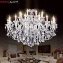DecorBites™ Crystal Chandeliers: Modern Luxury Lighting for Home Decor - AC110V/220V