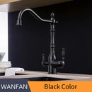 DecorBites™ Gold Kitchen Faucet with 360 Rotation, Cold/Hot Mixer Tap & Water Purification