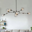 DecorBites™ Industrial Globe Glass Chandelier, Modern Minimalist Design, E27 Lamps