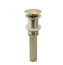 DecorBites™ Brushed Gold Basin Faucet: Solid Brass Single Handle Mixer Tap, Deck Mounted.