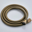 Antique brass round shower faucet set with handheld sprayer bathroom