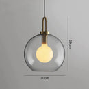 DecorBites™ Glass Ball Pendant Lights for Living Room, Dining Room, Bar - Luxury Industrial Style