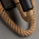 DecorBites™ Hemp Rope Wall Lamp for Home & Commercial Spaces