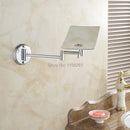 DecorBites™ 3X Magnifying Wall Makeup Mirror for Bathroom with Folding Arm - Lady Square