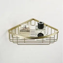 DecorBites™ Brushed Gold Bathroom Hardware Set: Towel Rack, Paper Holder, Toilet Brush Holder, Hooks
