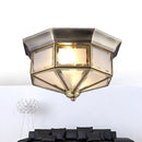 DecorBites™ Copper Ceiling Lamp: Retro American European Living Room Bedroom Light