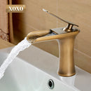 DecorBites™ Copper Waterfall Vanity Faucet for Modern Basin Mixer Tap - 83008W