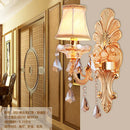 DecorBites™ Gold Crystal Wall Light Indoor Lamp - Elegant Alloy Crystal Candle Design