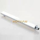 DecorBites™ 20cmx20cm Ultra Thin Rain Shower Head with 42cm Arm