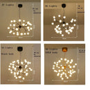 DecorBites™ LED Firefly Chandelier: Modern Tree Branch Ceiling Lamp for Stylish Home Decor