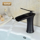 DecorBites™ Copper Waterfall Vanity Faucet for Modern Basin Mixer Tap - 83008W