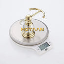 DecorBites™ Gold Crystal Robe Hook Towel Rack for Elegant Bathroom Decor
