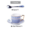 DecorBites™ Gold Porcelain Coffee & Tea Set - Luxury Bone China Porcelain Coffeeware