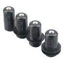 DecorBites™ E27 Socket Lamp Base Switch 4A, 250V Black Fitting Bulb Holder Socket