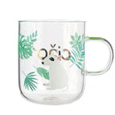 DecorBites™ Glass Coffee Mug 320ml Cute Squirrel Tea Cup Heat Resistant Beer Mug