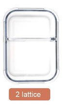 DecorBites™ Kids Lunch Box: Korean Style Glass Bento with Compartments, Microwave Safe, Food Storage