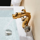 DecorBites™ Dragon Handle Basin Faucet - Antique Bronze Vessel Sink Mixer Tap