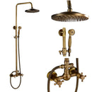 DecorBites™ Dual Handle Shower Faucet Set with 8" Rain Shower Head