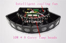 DecorBites™ Eight Eyes LED Scanner Beam Light - RGBW Laser Club Disco DJ Light