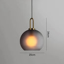 DecorBites™ Glass Ball Pendant Lights for Living Room, Dining Room, Bar - Luxury Industrial Style