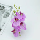 DecorBites™ Artificial Butterfly Orchid Bouquet Silk Flowers for Home Wedding Decoration Bouquet