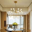 DecorBites™ LED Firefly Chandelier: Modern Tree Branch Ceiling Lamp for Stylish Home Decor