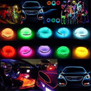DecorBites™ 3V Neon Light EL Wire Rope 1m/3m/5M Glow Strip LED Shoes Clothing Car