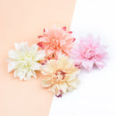 DecorBites™ 10pcs Silk Gerbera Decorative Flowers for Home Wedding DIY - Fake Stamen Brooch