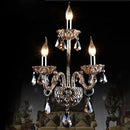 DecorBites™ Clear Crystal Wall Lamp with LED Bulbs for Luxury Bedside Lighting