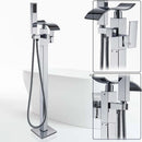 DecorBites™ Black Bronze Bathtub Mixer Faucet | Single Handle Waterfall Tub Fixture