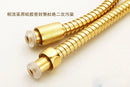 DecorBites™ Gold Stainless Steel 150cm Shower Hose for Flexible Shower Head Replacement