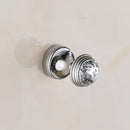 DecorBites™ Crystal Chrome Wall Hook for Bathroom Robes & Clothes - Copper Material