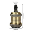 DecorBites™ Industrial E27 Screw Base Lamp Holder Ceiling Light Fixture