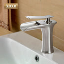DecorBites™ Copper Waterfall Vanity Faucet for Modern Basin Mixer Tap - 83008W