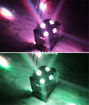 DecorBites™ 12x10W RGBW Unlimited Rotate DJ LED Moving Head Light - Disco Party, Bar, Nightclub