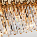 DecorBites™ Gold LED Crystal Ceiling Chandelier for Elegant Home Decor