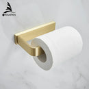 DecorBites™ Gold Bath Hardware Set: Towel Ring, Toilet Brush Holder - WF-552200
