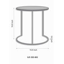 Lech Ivory End Table