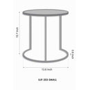 Lech Ivory End Table