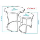 Lech Gray End Table
