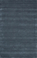 Brockton Solid Black Wool Rug