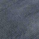 Brockton Solid Black Wool Rug