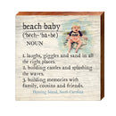 Beach Baby Definition | Real Wood Art Print