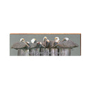 Hunting Island Art Lamay's Pelicans | Real Wood Art Print