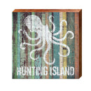 Hunting Island Octopus Orange Boards | Real Wood Art Print