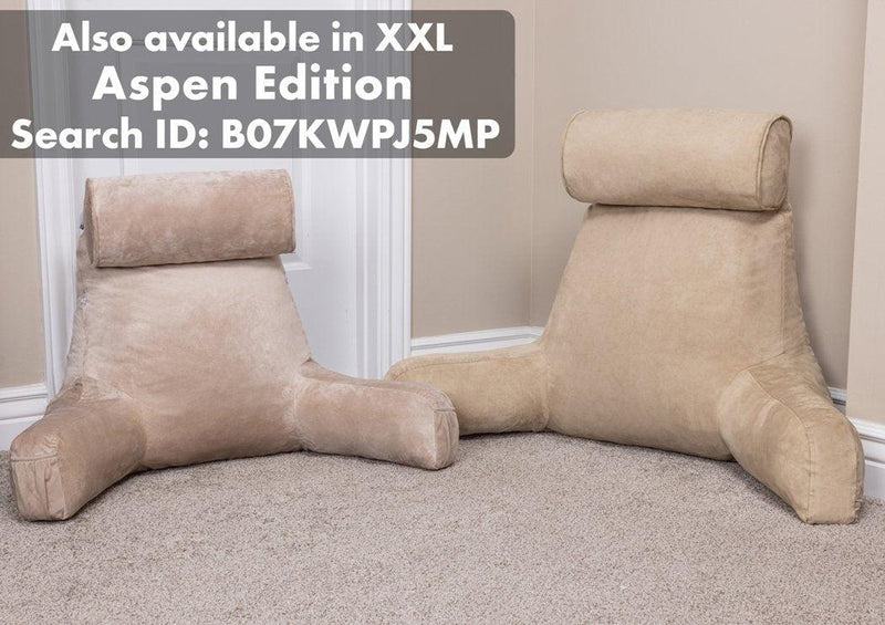 XXL Husband Pillow Aspen Edition Backrest Pillow with Memory Foam