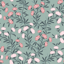 Red and Pink Flowers Wallpaper